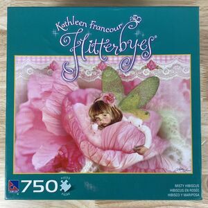 Kathleen Francour Flitterbyes 750 Piece Puzzle Fairy Misty Hibiscus Sure-Lox